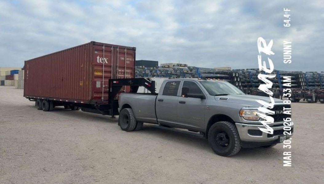 Gerhart Trucking truck and containers